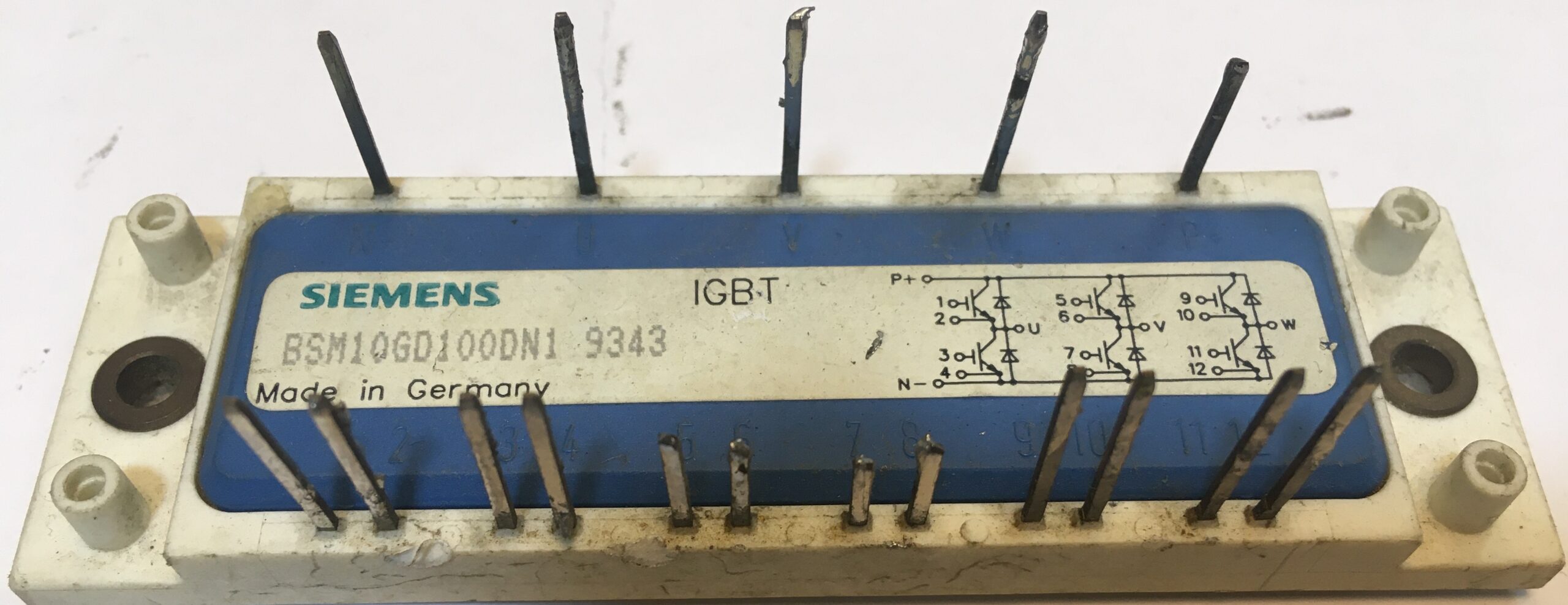 SIEMENS IGBT MODULE, Model: BSM10GD100DN1 Volts: 1200 Current: 10