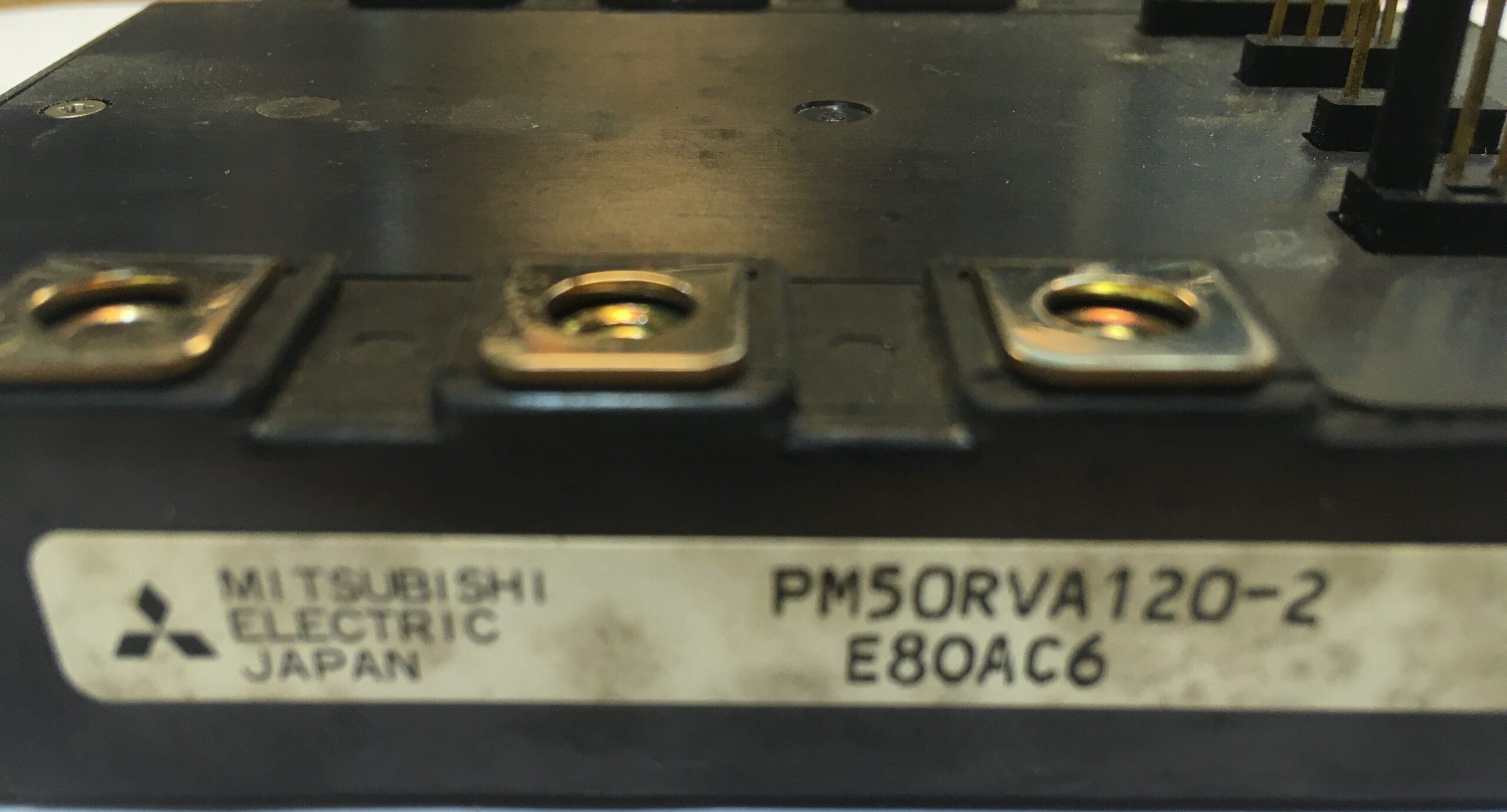 MITSUBISHI IGBT MODULE, Model: PM50RVA120-2 Volts: 1200 Current: 50
