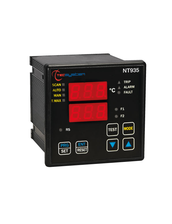 Equipment Model: NT935 Made by:  Description: TECSYSTEM NT935 Protection Relay Temperature Controller