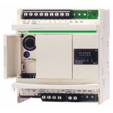 Equipment Model: TWDLCDA10DRF Description: `Compact Plc Basis Twido - 24 V Dc Supply - 6 I - 4 O