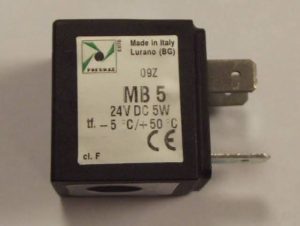 Pneumax MB5 Solenoid Valve Coil 24VDC 5W 22mm Pneumatic Coil