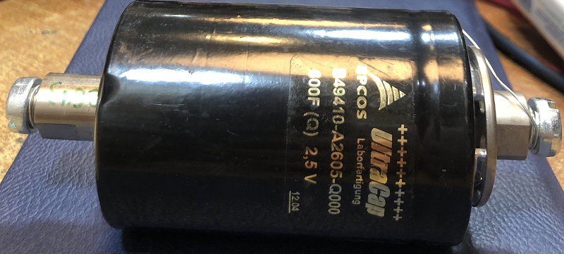 EPCOS B49410-A2605-Q000 UltraCap 600F 2.5V Supercapacitor