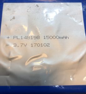 PL148198 3.7V 15AH (55w)